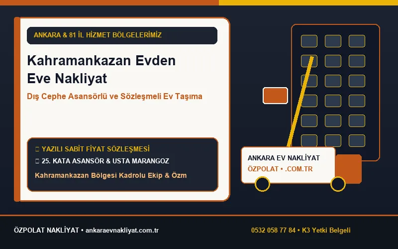 Kahramankazan Evden Eve Nakliyat